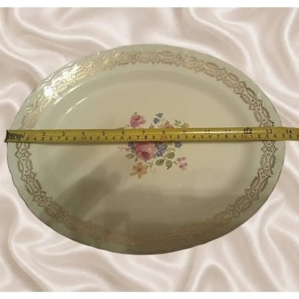 Vintage Homer Laughlin Ferndale Eggshell Nautilus 13.5